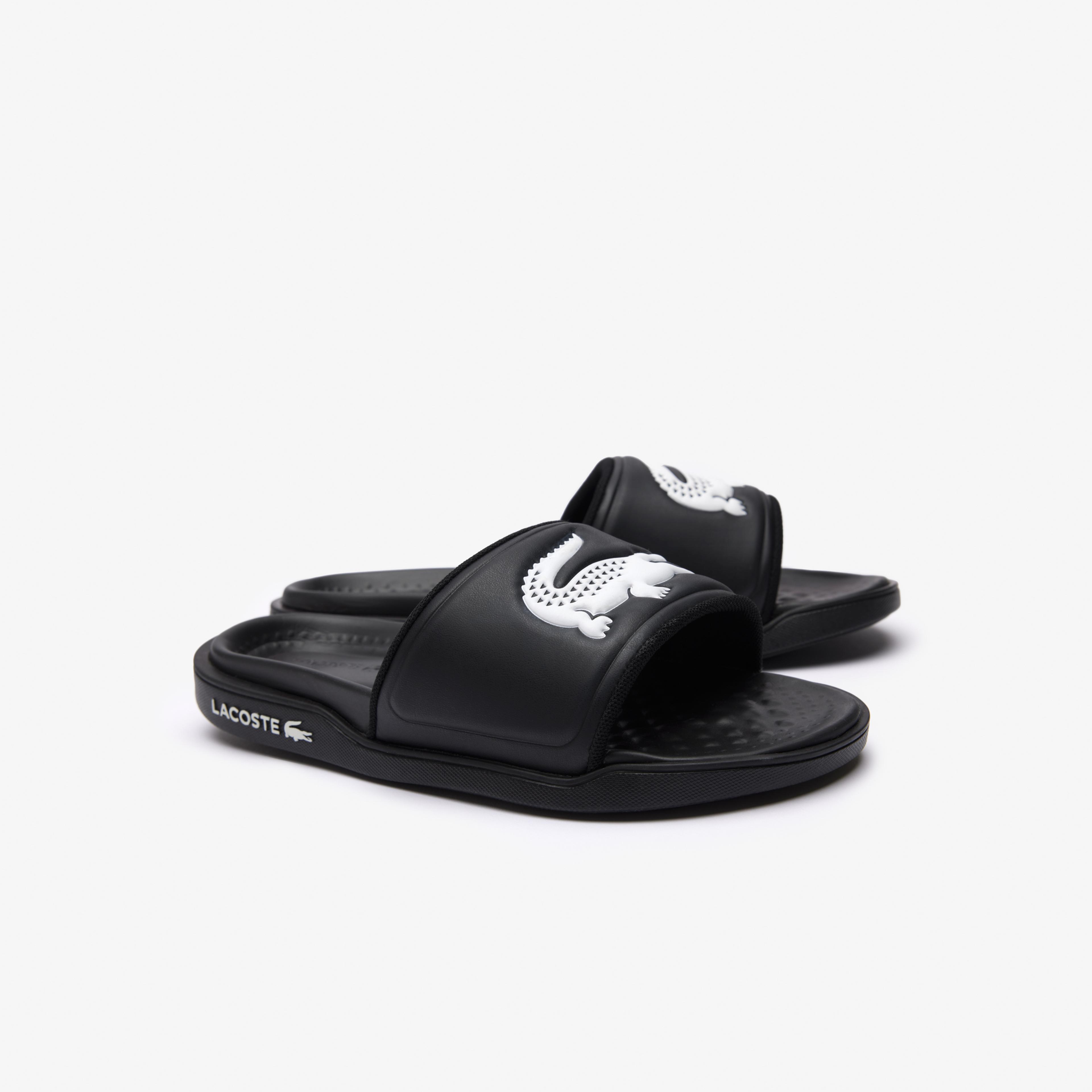 Lacoste Croco Dualiste Kadın Siyah Terlik