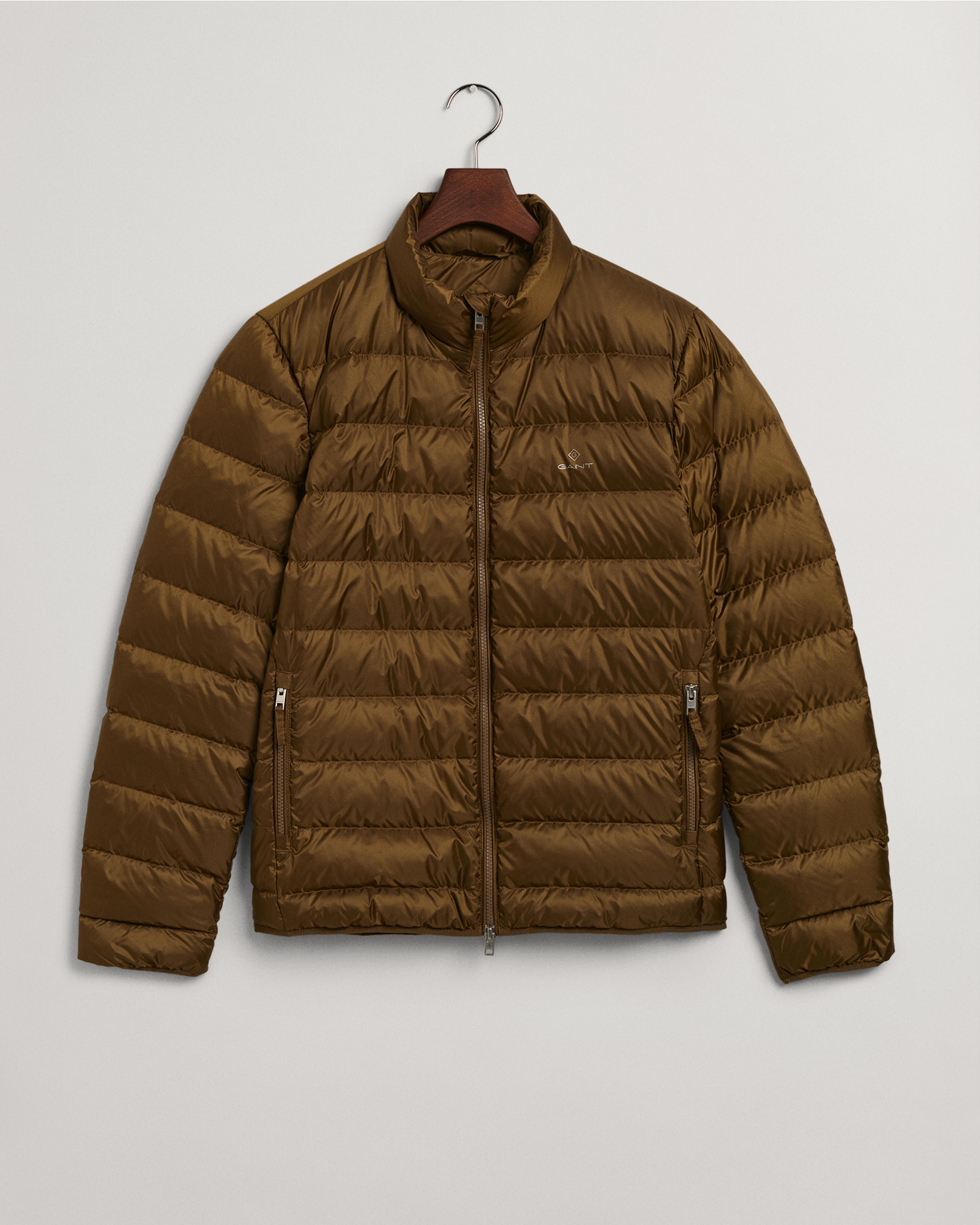 Gant Erkek Yeşil Regular Fit Fermuarlı Mont