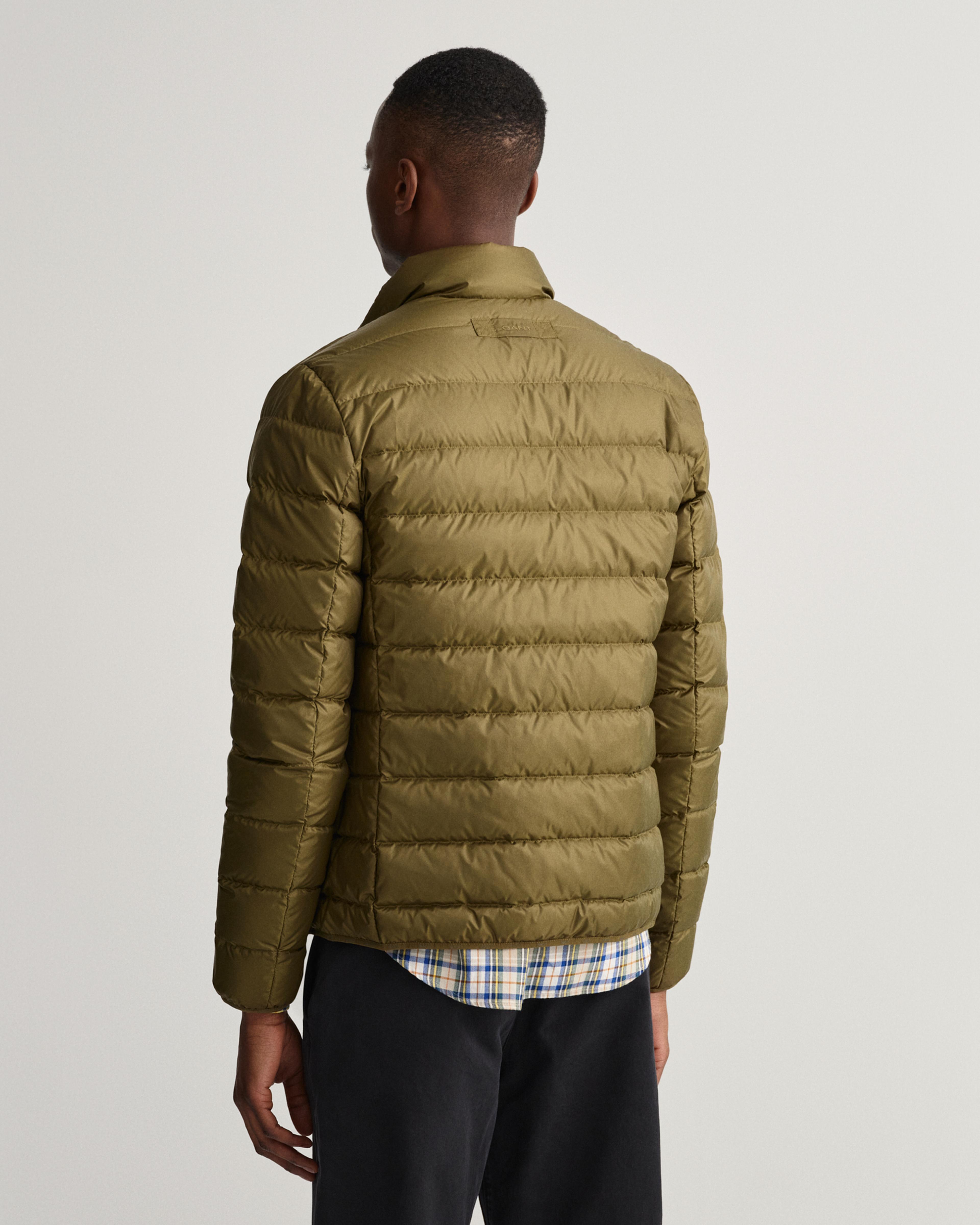 Gant Erkek Yeşil Regular Fit Fermuarlı Mont