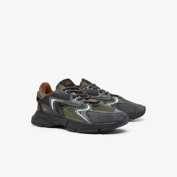 Lacoste L003 Neo Erkek Yeşil/Siyah Sneaker_1