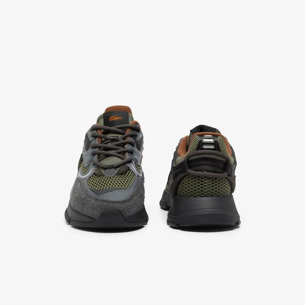 Lacoste L003 Neo Erkek Yeşil/Siyah Sneaker_4
