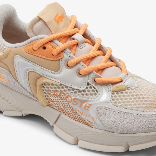 Lacoste L003 Neo Kadın Bej Sneaker_5