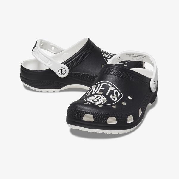 Crocs NBA Brooklyn Nets Cls Clg Erkek Beyaz Terlik_4