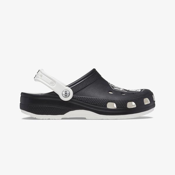 Crocs NBA Brooklyn Nets Cls Clg Erkek Beyaz Terlik