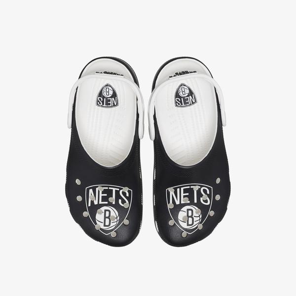Crocs NBA Brooklyn Nets Cls Clg Erkek Beyaz Terlik_3