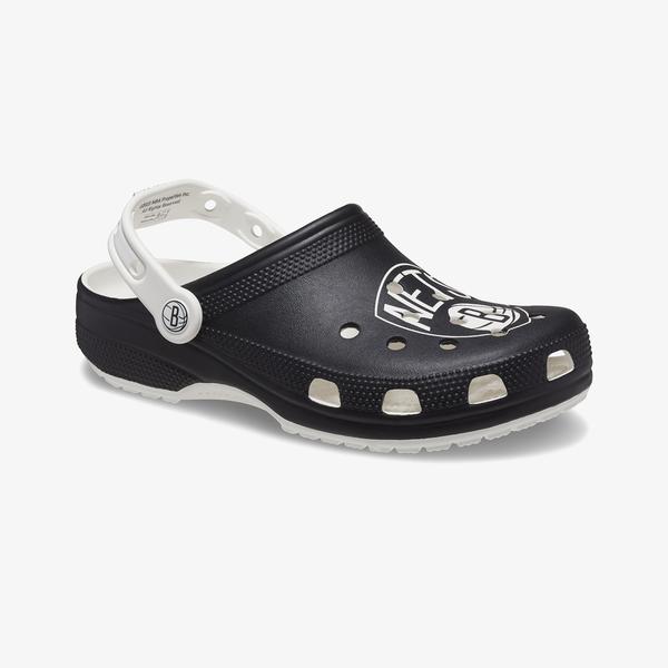 Crocs NBA Brooklyn Nets Cls Clg Erkek Beyaz Terlik_6