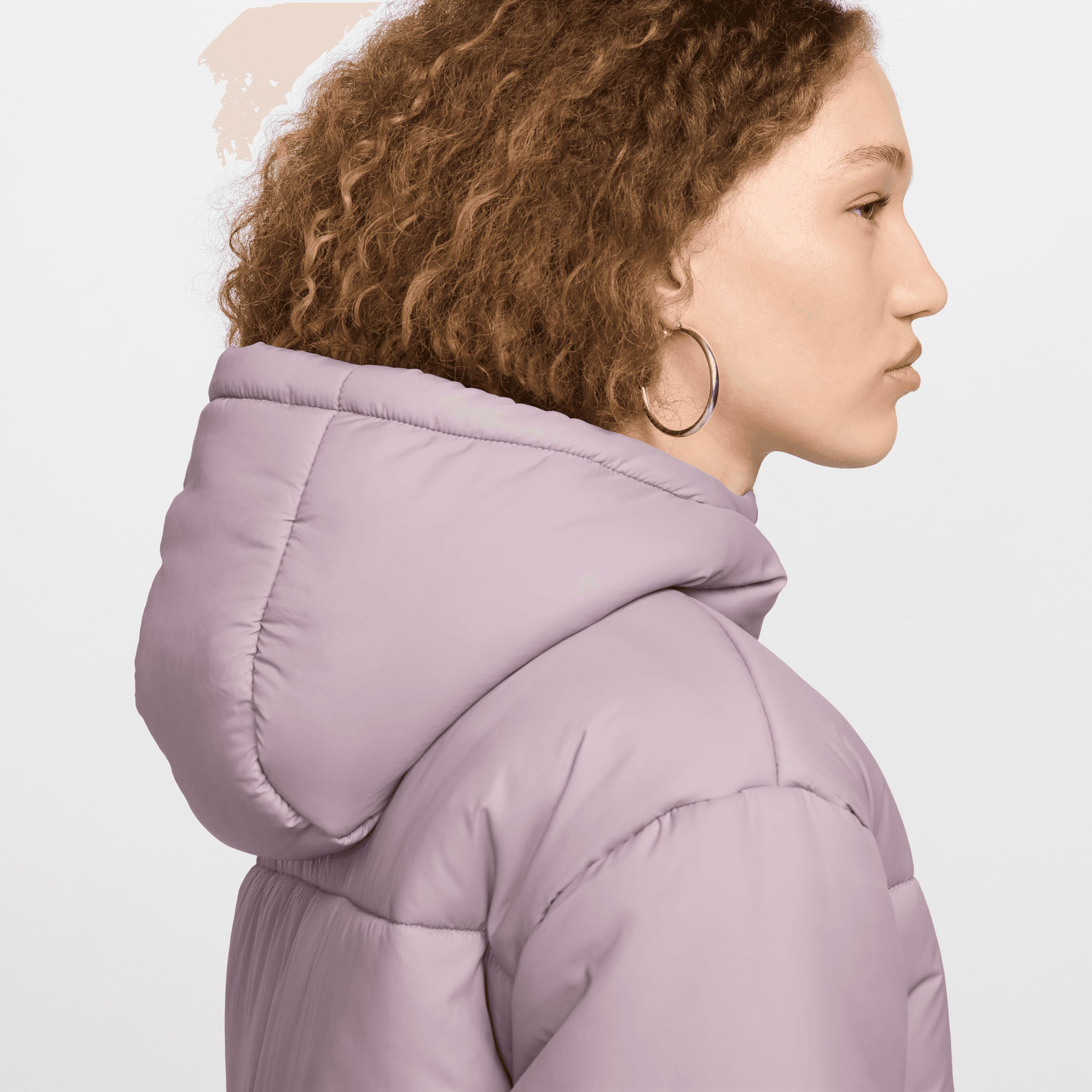 Nike Sportswear Classic Puffer Kadın Kahverengi Ceket