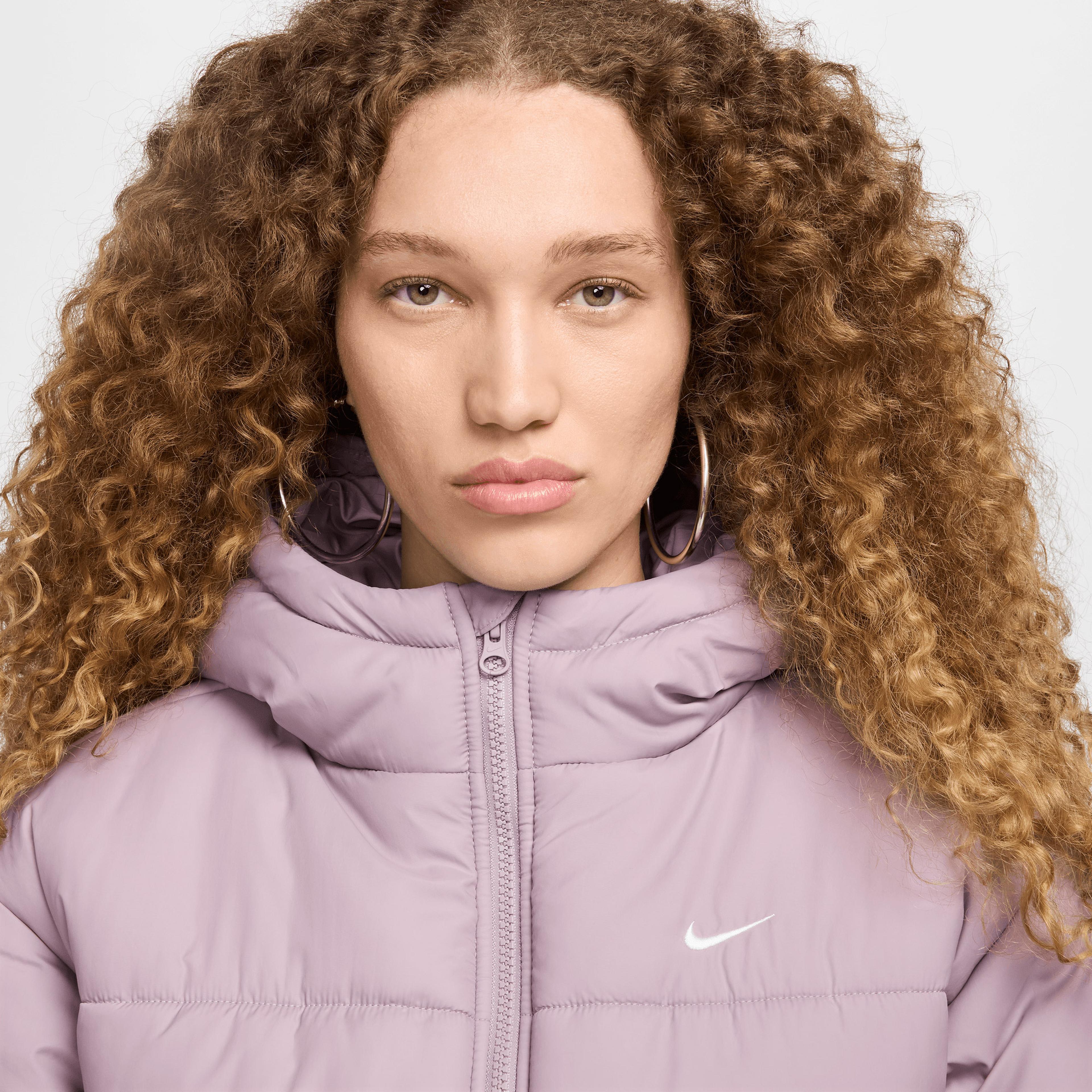 Nike Sportswear Classic Puffer Kadın Kahverengi Ceket