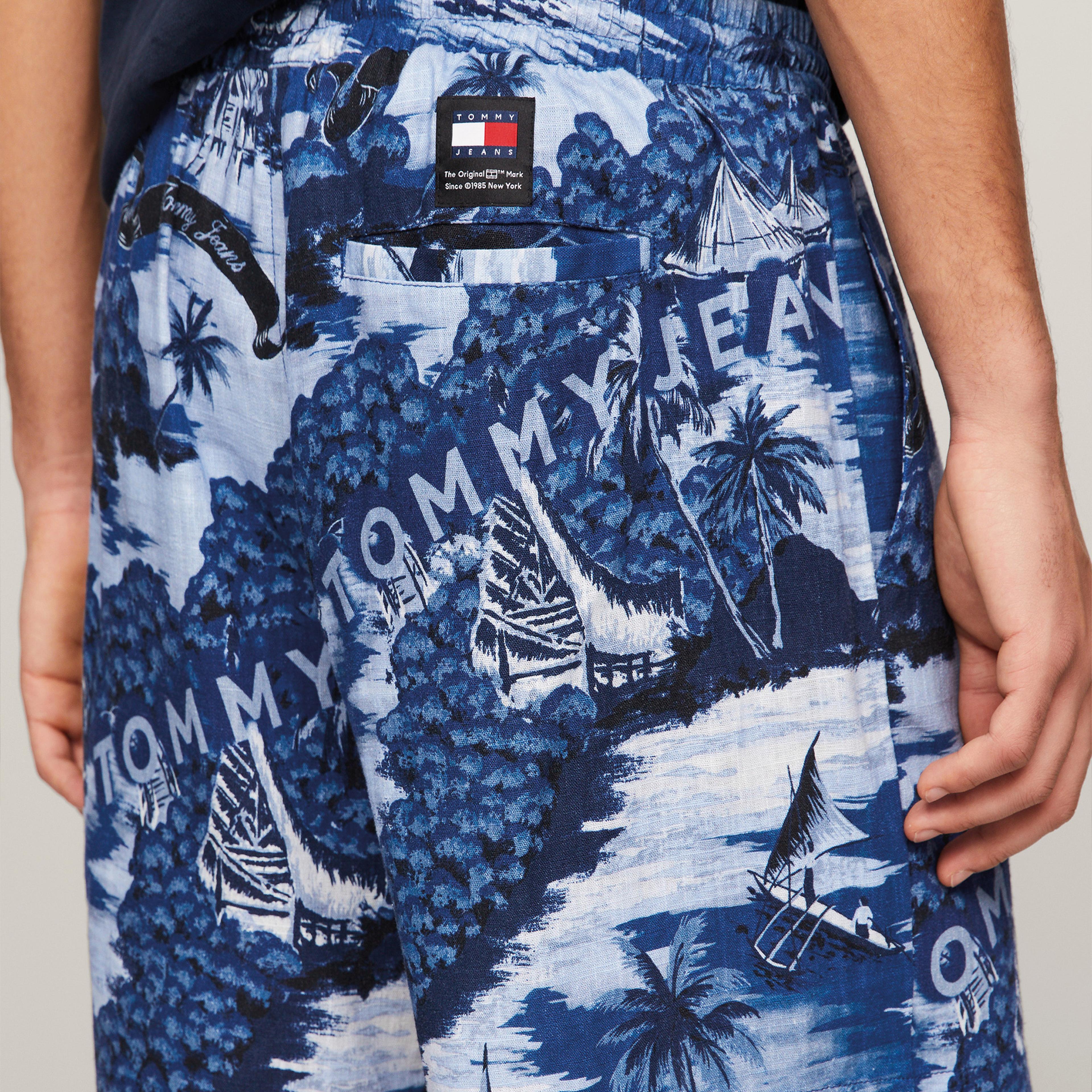 Tommy Hilfiger Erkek Mor Şort