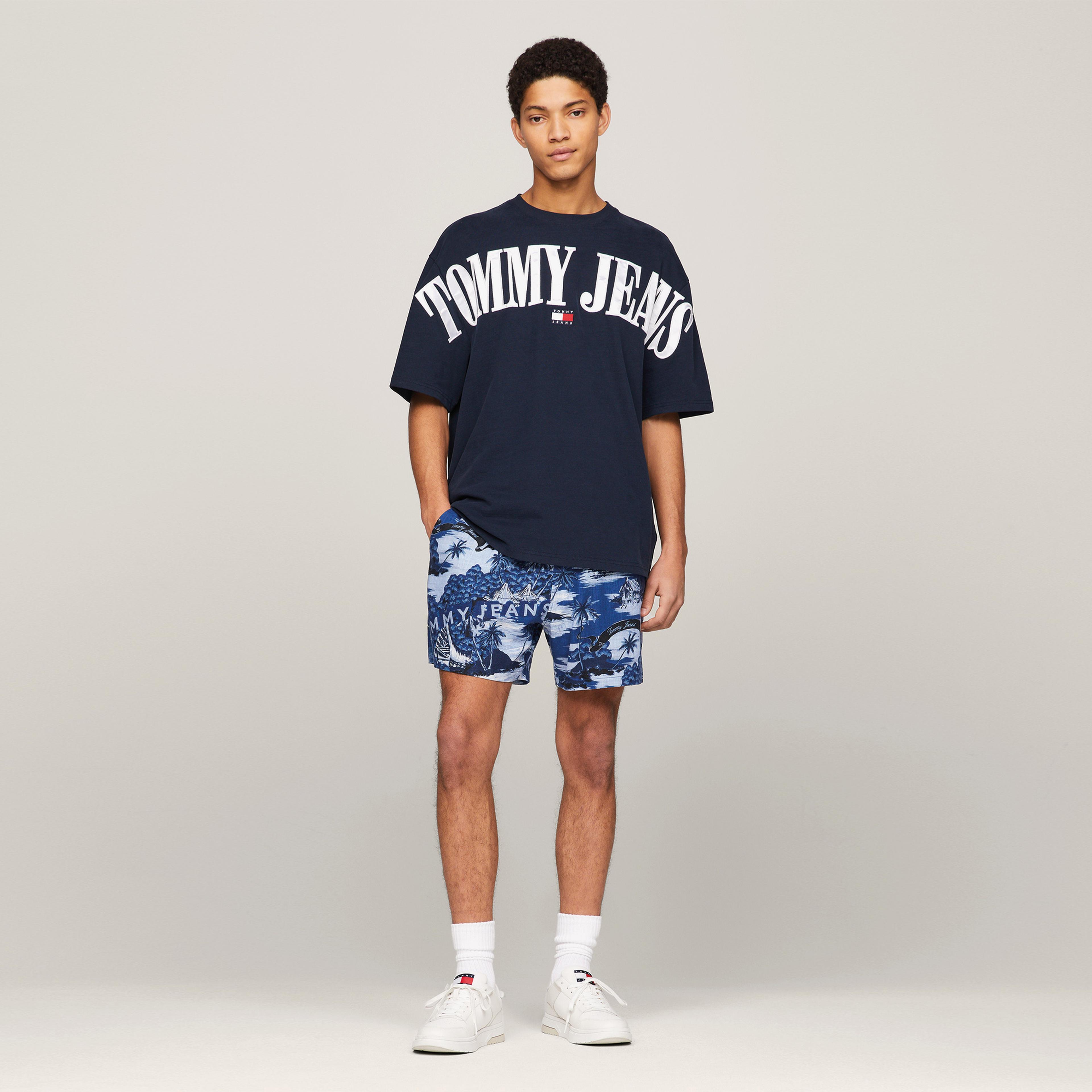 Tommy Hilfiger Erkek Mor Şort