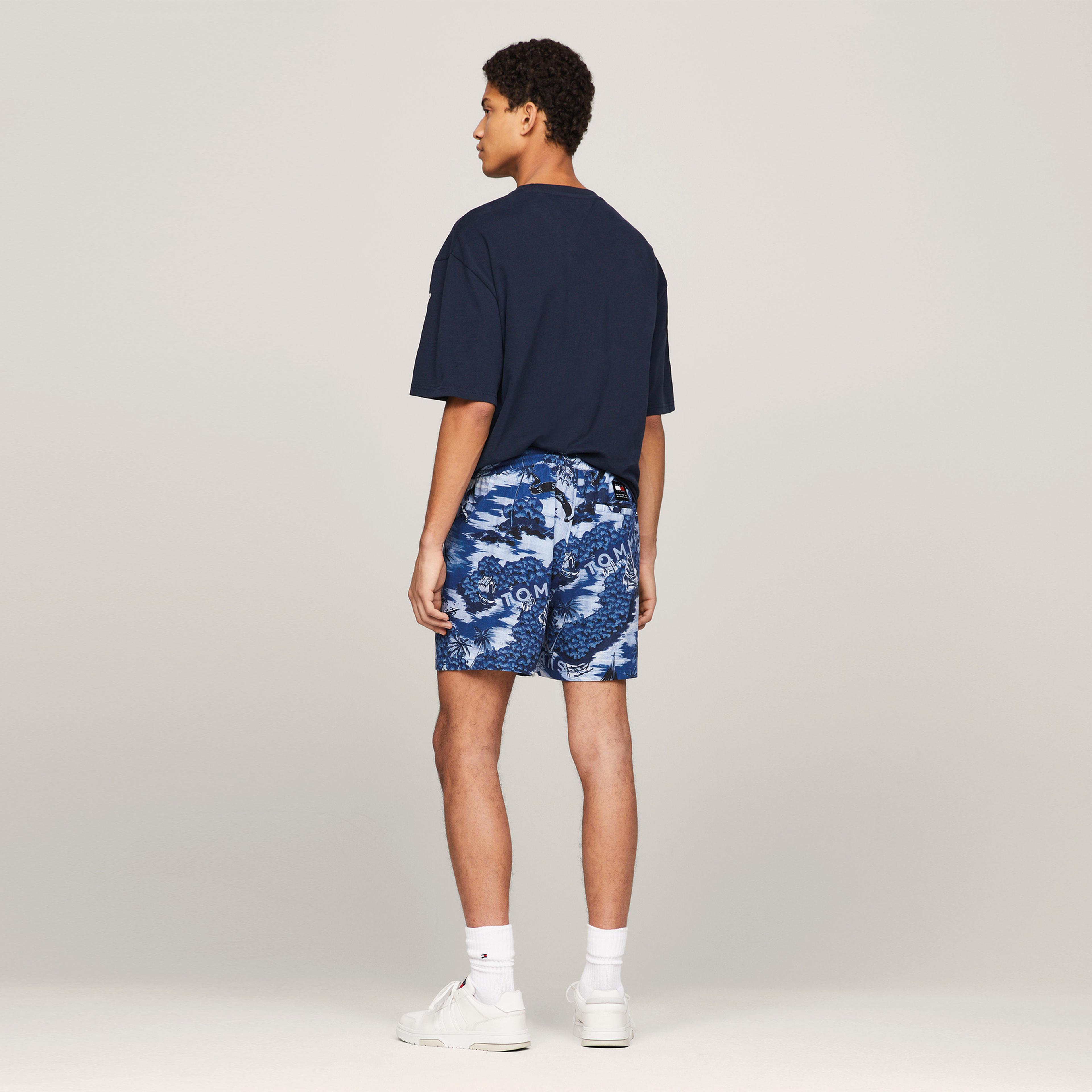 Tommy Hilfiger Erkek Mor Şort