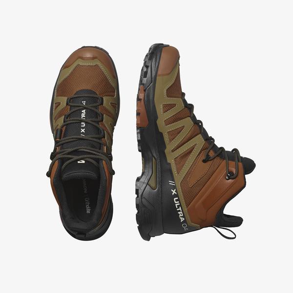Salomon X Ultra 4 Mid Gore-Tex Erkek Kahverengi Bot_4