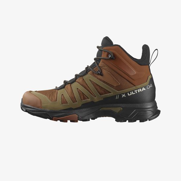 Salomon X Ultra 4 Mid Gore-Tex Erkek Kahverengi Bot_2
