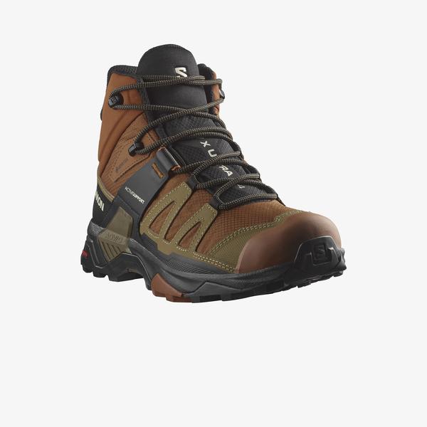 Salomon X Ultra 4 Mid Gore-Tex Erkek Kahverengi Bot_3