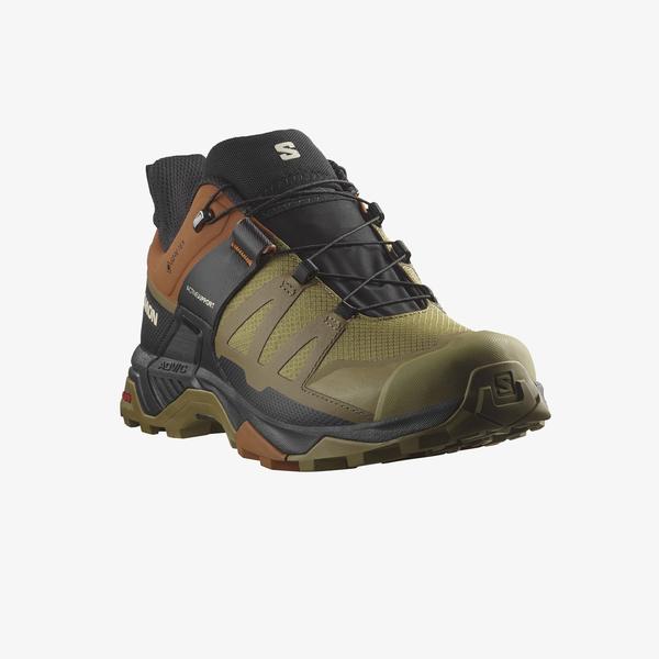 Salomon X Ultra 4 Gore-Tex Erkek Haki Outdoor Ayakkabı_3