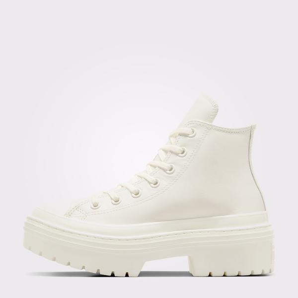 Converse Chuck Taylor All Star Lugged Heel Kadın Bej Deri Platform Sneaker_3