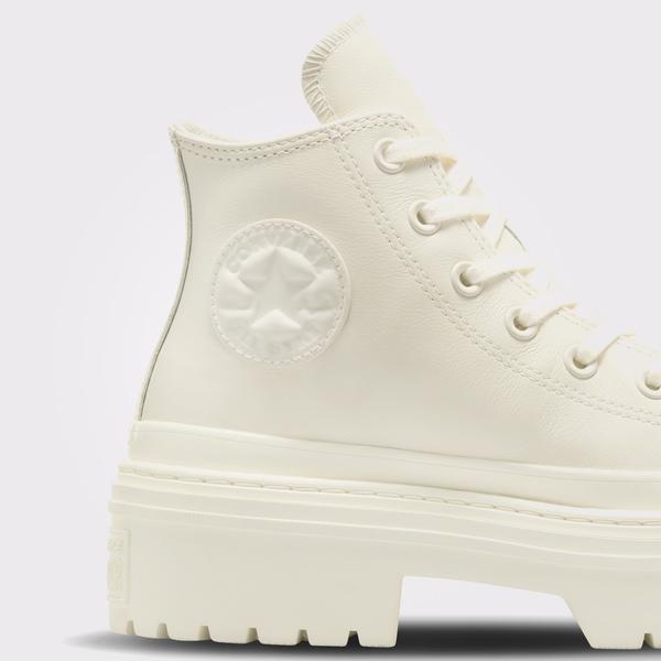 Converse Chuck Taylor All Star Lugged Heel Kadın Bej Deri Platform Sneaker_6