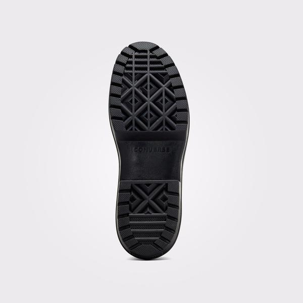 Converse Chuck Taylor All Star Lugged Heel Kadın Siyah Deri Platform Sneaker_6