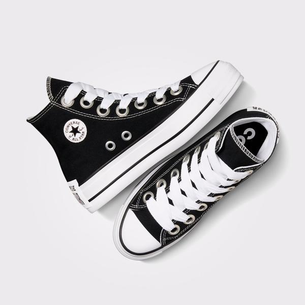 Converse Chuck Taylor All Star Lift Kadın Siyah Platform Sneaker_6