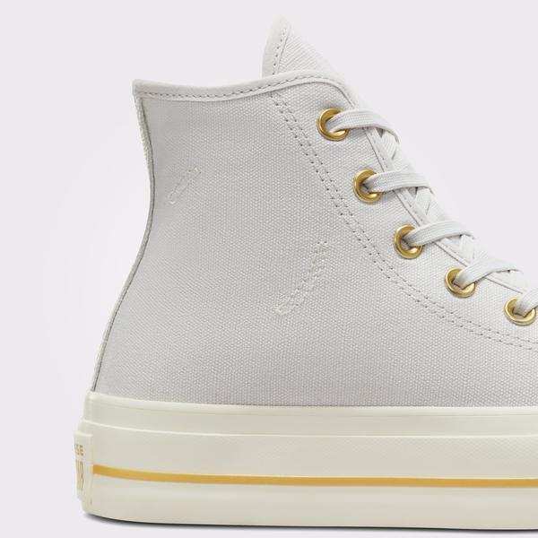 Converse Chuck Taylor All Star Lift Kadın Gri Platform Sneaker_6