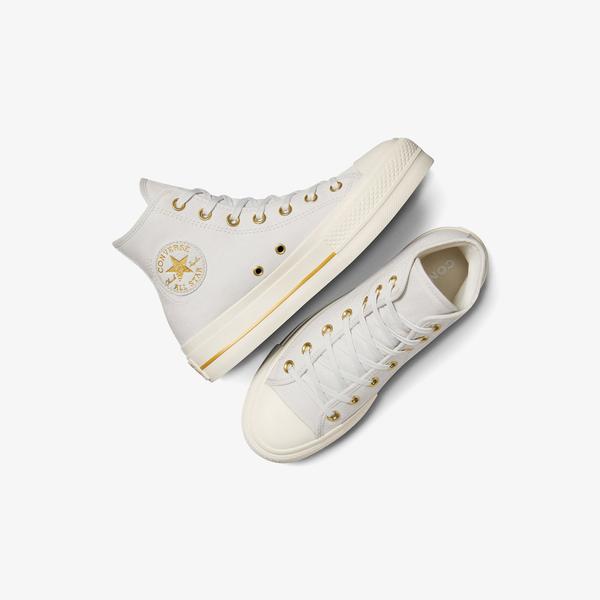 Converse Chuck Taylor All Star Lift Kadın Gri Platform Sneaker_4