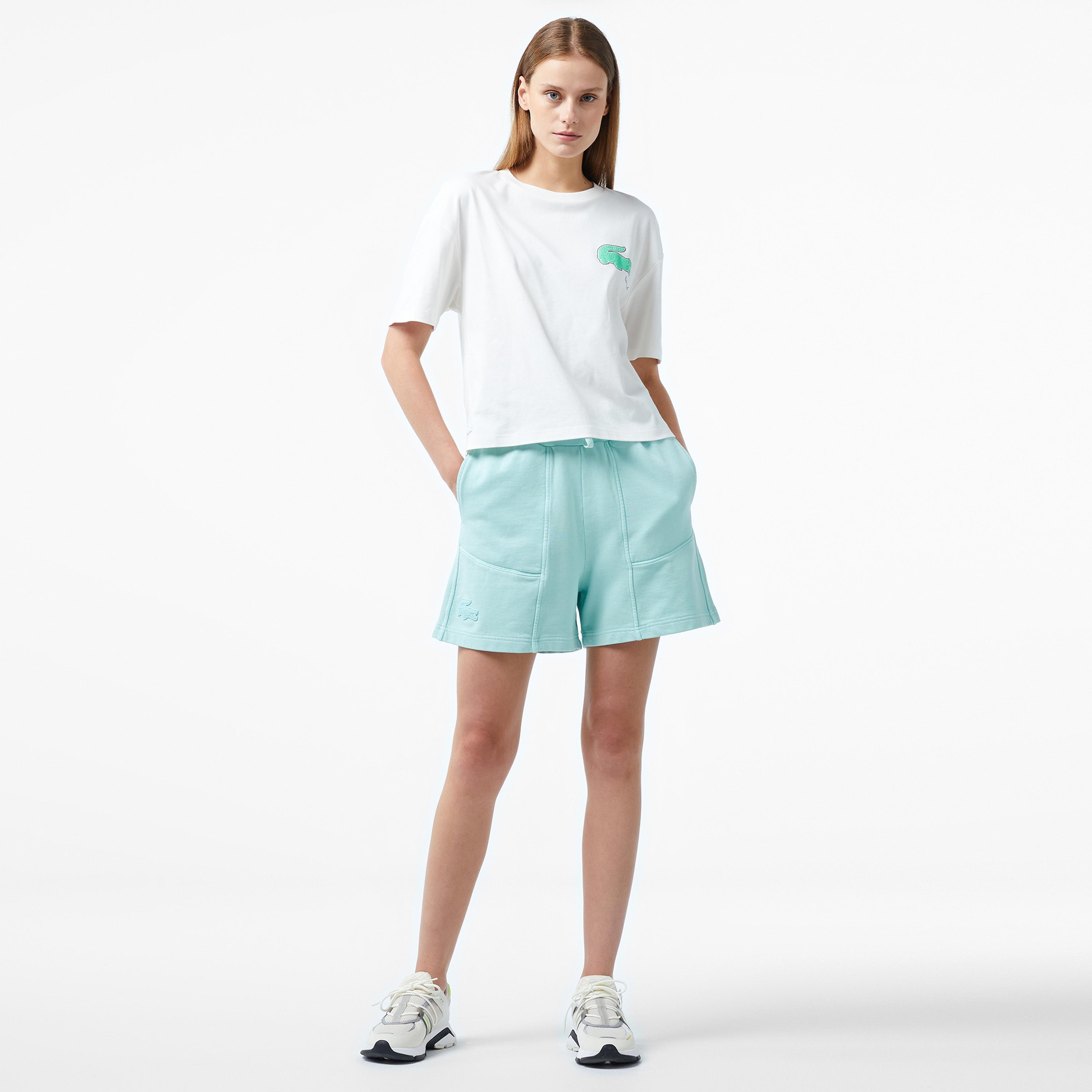 Lacoste Classic Kadın Yeşil Şort