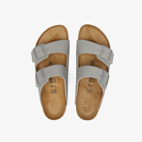 Birkenstock Arizona Bf Saffiano Erkek Gri Terlik
