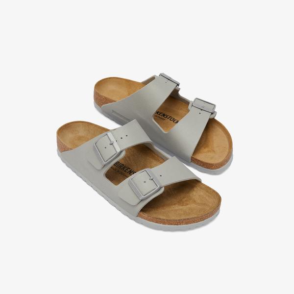Birkenstock Arizona Bf Saffiano Erkek Gri Terlik_1