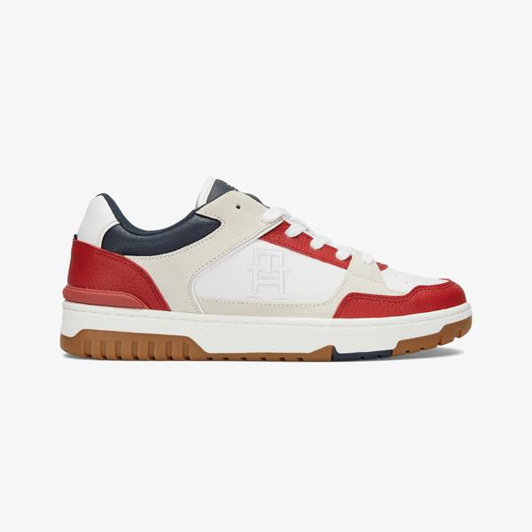 Tommy Hilfiger Basket Street Erkek Kirmizi Sneaker