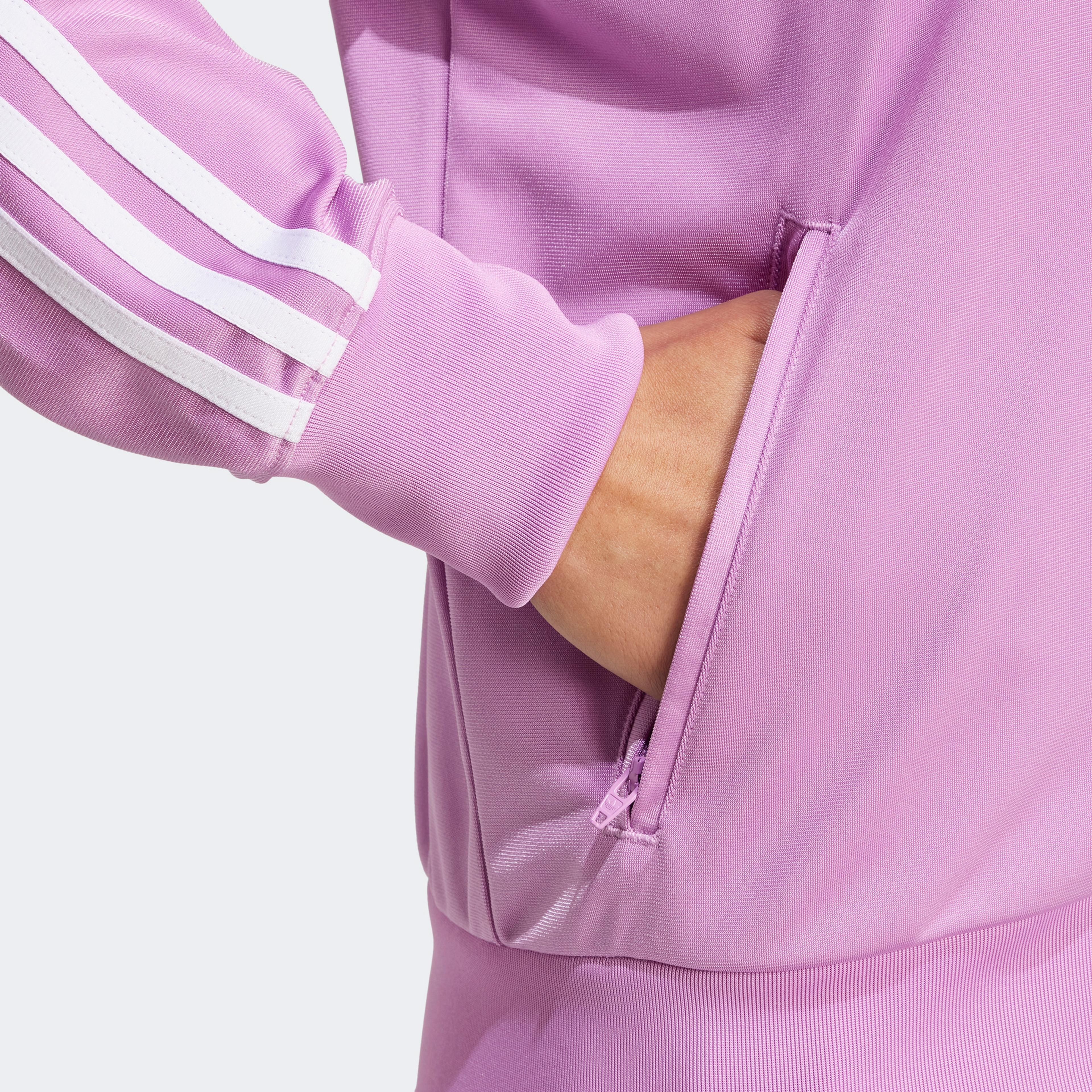 adidas Adicolor Classics Loose Firebird Tt Kadın Mor Eşofman Üstü