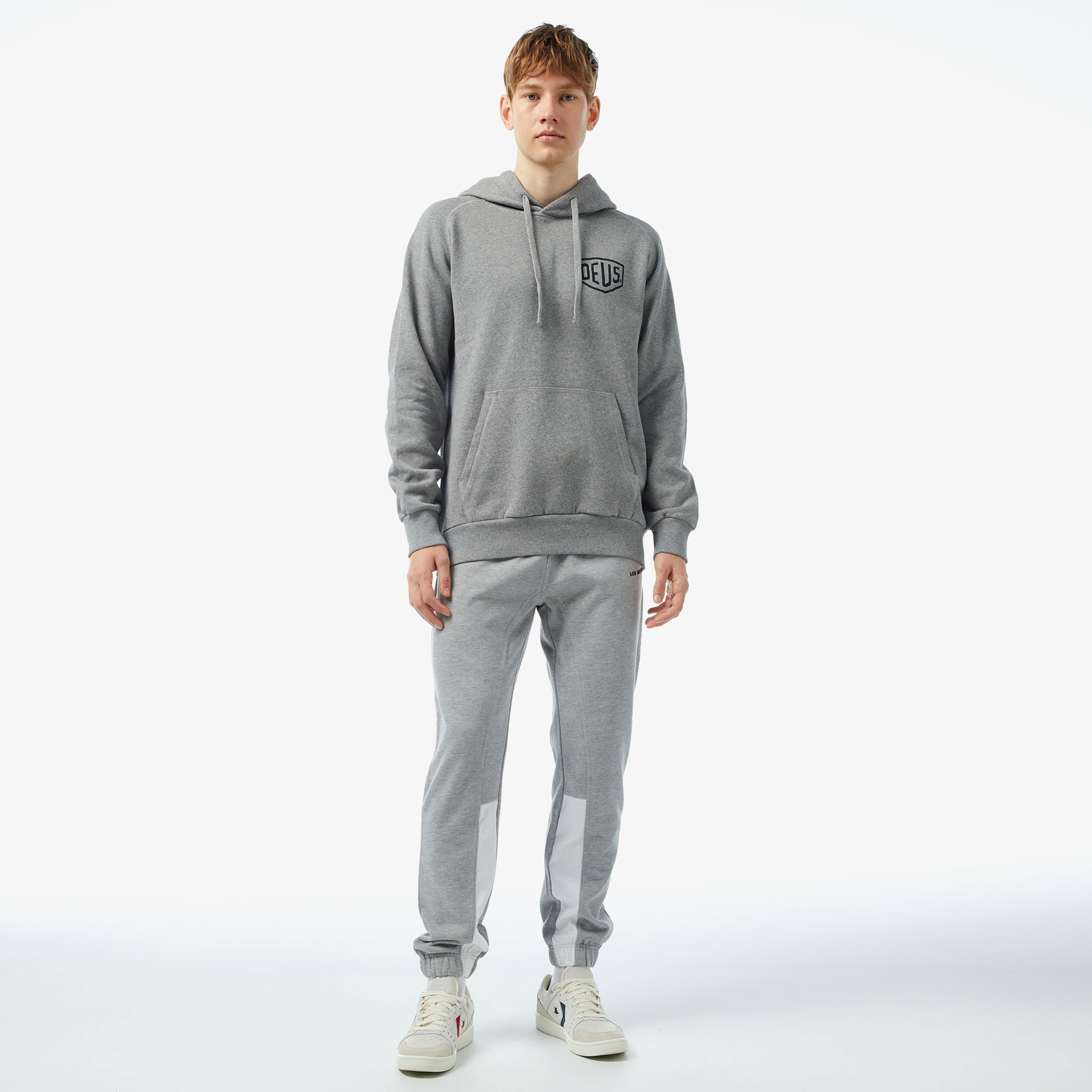 Deus Ex Machina Ibiza Address Erkek Gri Kapüşonlu Sweatshirt