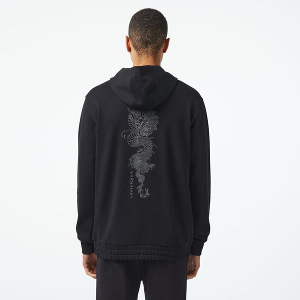 UNITED4 JPN Erkek Siyah Hoodie_1