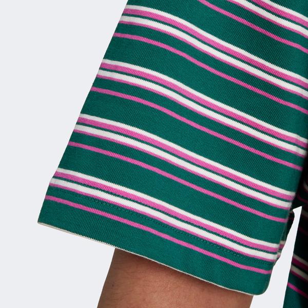 adidas Originals 80S Loose Striped Erkek Yeşil T-Shirt_4