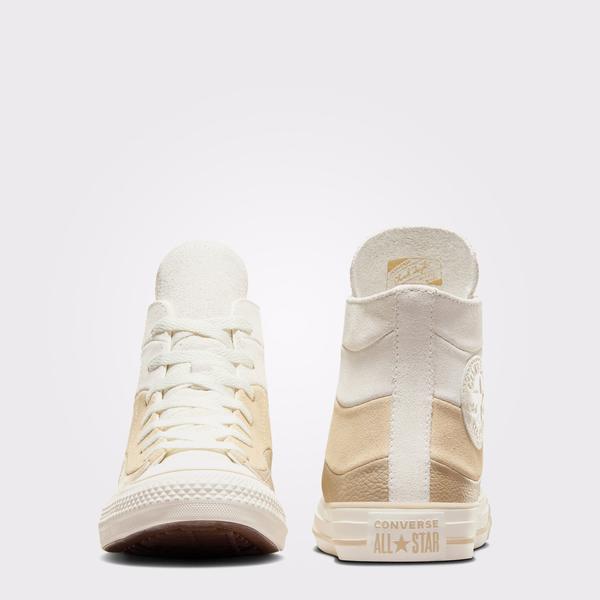 Converse Chuck Taylor All Star Unisex Krem Deri Sneaker_2