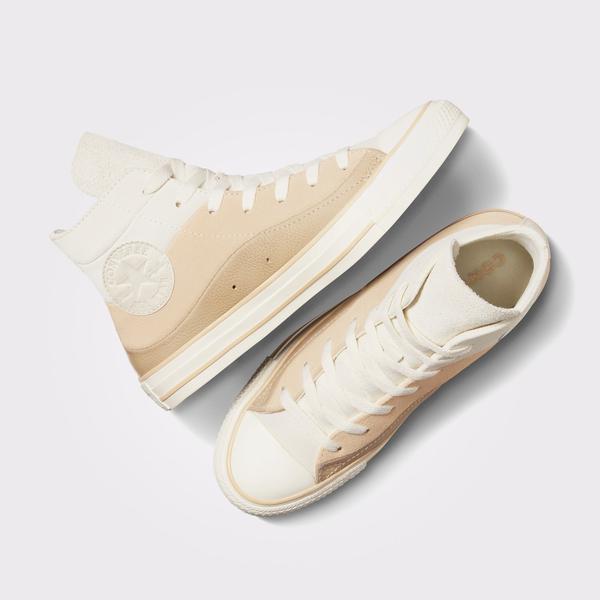 Converse Chuck Taylor All Star Unisex Krem Deri Sneaker_6