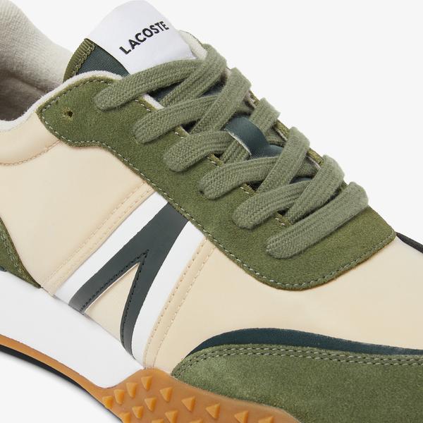 Lacoste L-Spin Deluxe Erkek Haki/Beyaz Sneaker_5