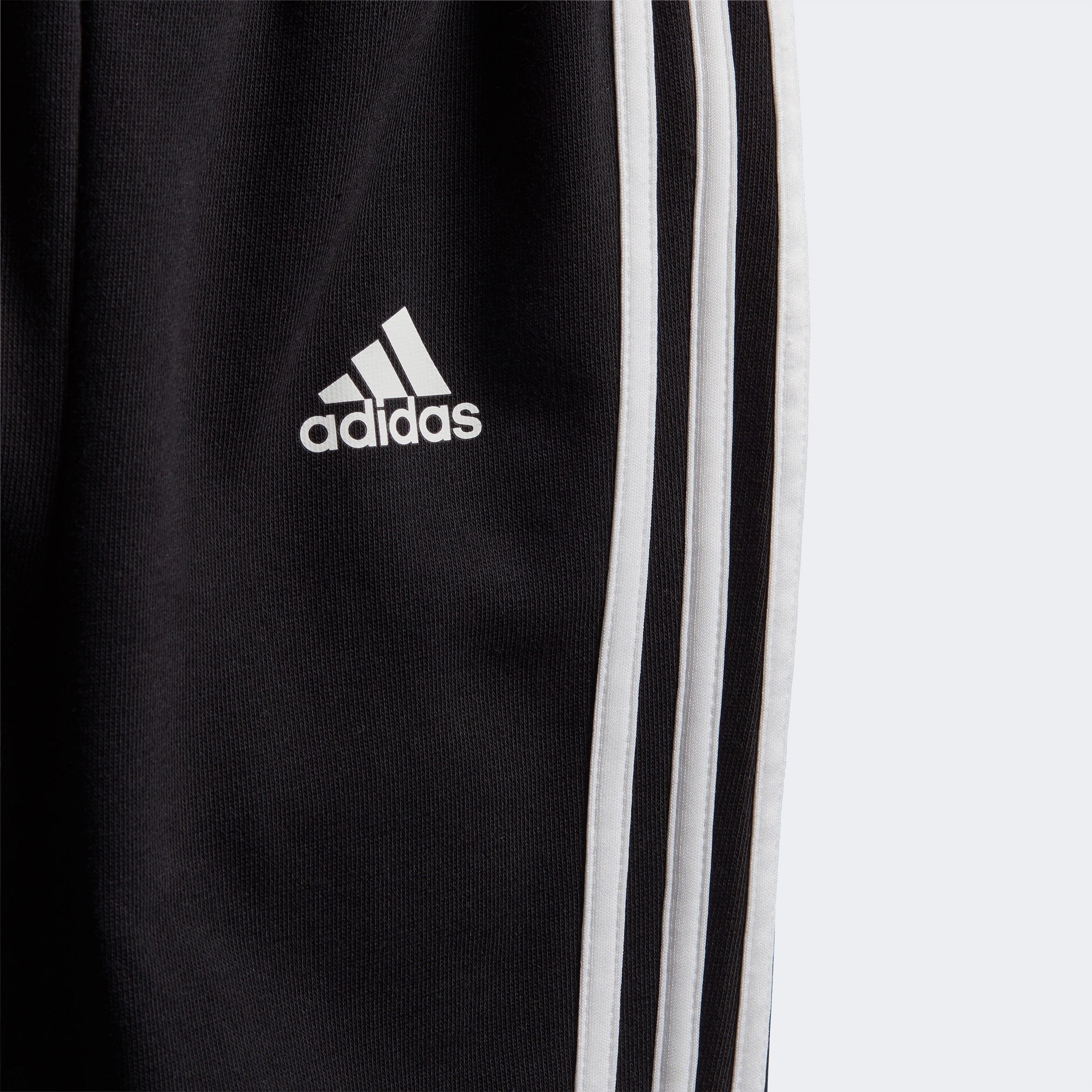 adidas Badge of Sport French Terry Bebek Siyah Eşofman Altı