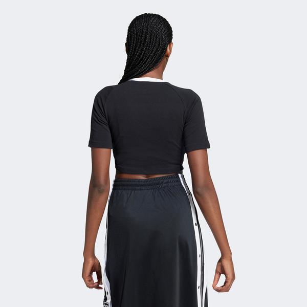 adidas 3-Stripes Baby Kadın Siyah T-Shirt_2