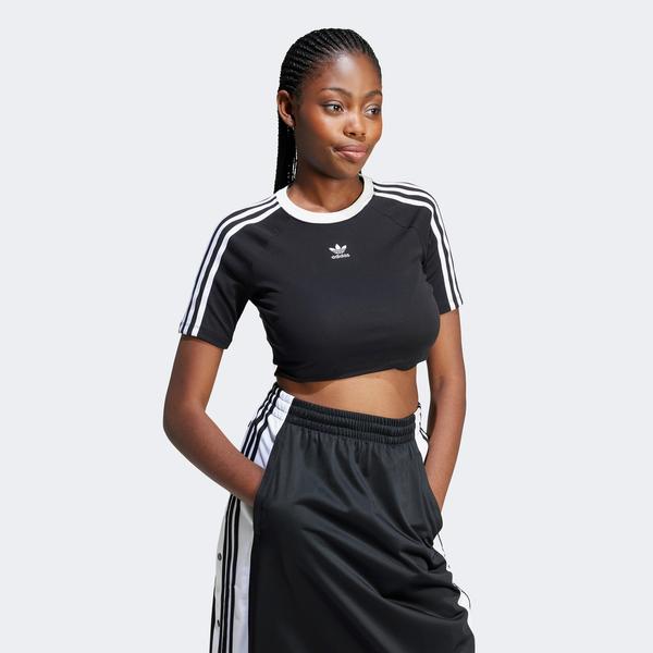 adidas 3-Stripes Baby Kadın Siyah T-Shirt_1