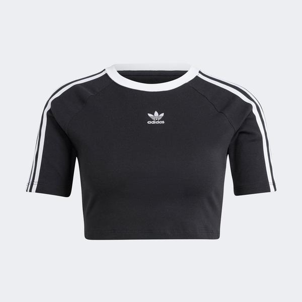 adidas 3-Stripes Baby Kadın Siyah T-Shirt_3