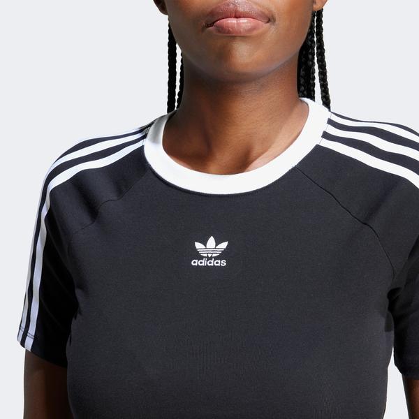 adidas 3-Stripes Baby Kadın Siyah T-Shirt_4