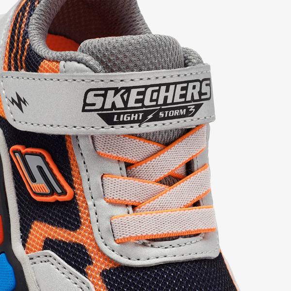 Skechers Play Scene Bebek Gümüş/Siyah Sneaker_6
