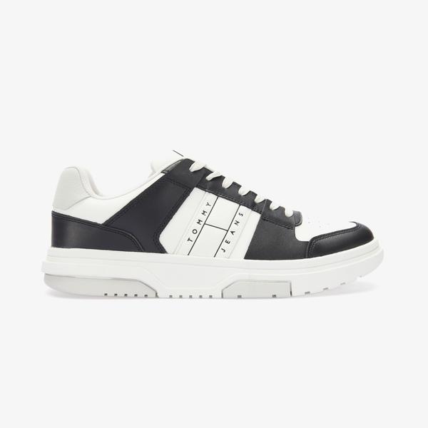 Tommy Jeans The Brooklyn Leather Erkek Siyah Sneaker