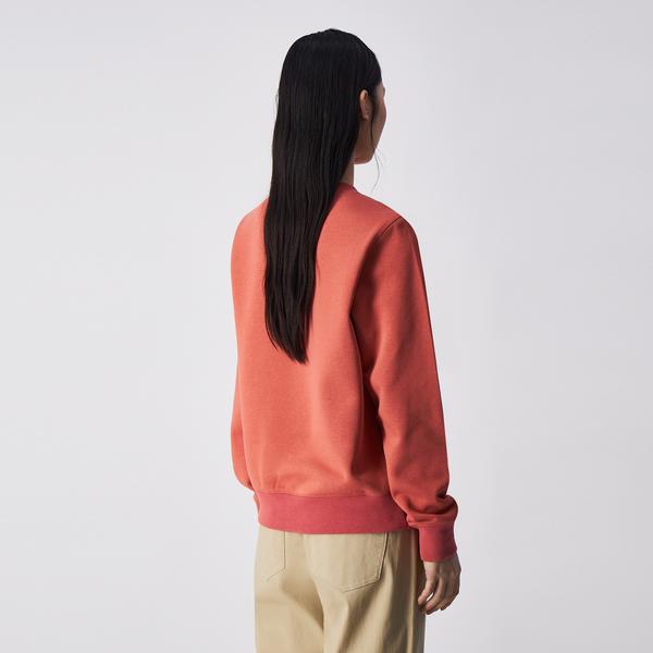 Champion Tonal Small Logo Fleece Kadın Kırmızı Sweatshirt_2
