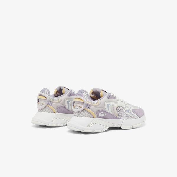 Lacoste L003 Neo Kadın Mor/Beyaz Sneaker_3