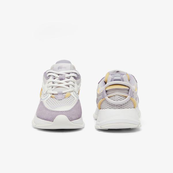 Lacoste L003 Neo Kadın Mor/Beyaz Sneaker_2
