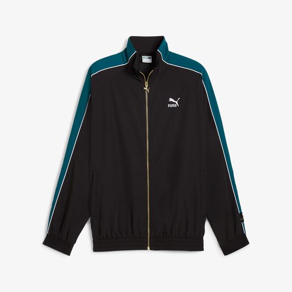 Puma T7 Play.Parıs. Track Unisex Siyah Eşofman Üstü_5
