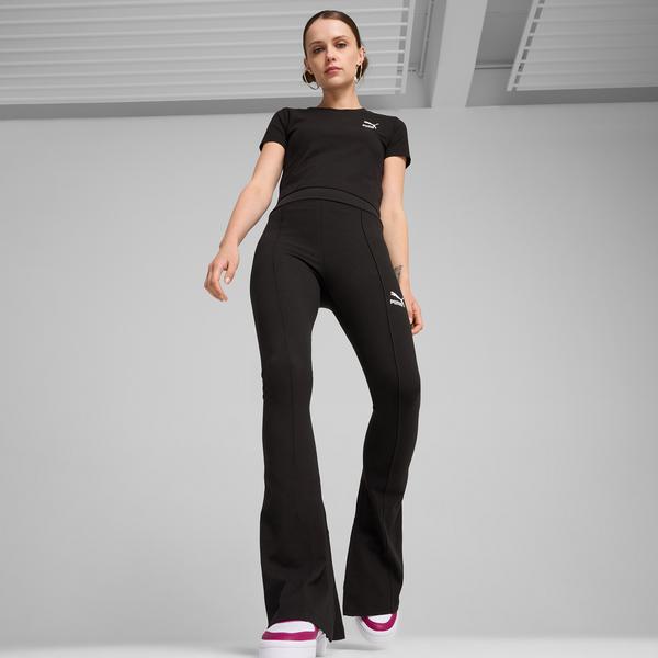Puma Classıcs Flared Leggings Kadın Siyah Tayt_4