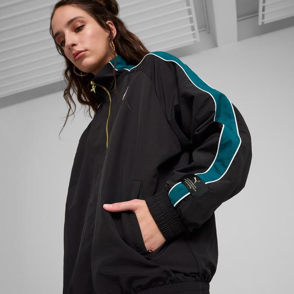 Puma T7 Play.Parıs. Track Unisex Siyah Eşofman Üstü_4
