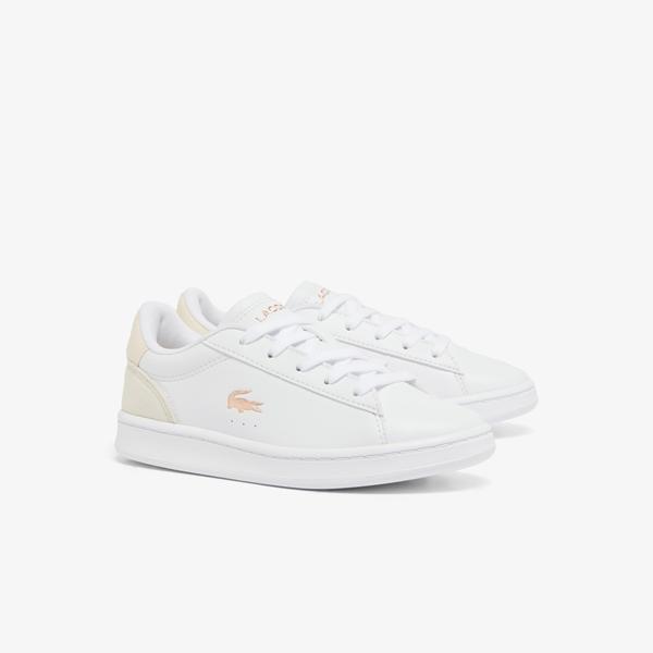 Lacoste Carnaby Çocuk Beyaz/Pembe Sneaker_2